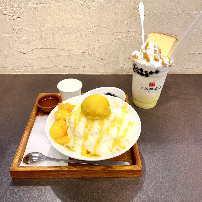 台湾かき氷（芒果）(台湾甜商店 阪急三番街店)