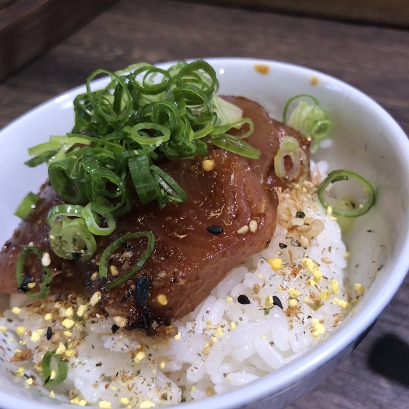 Aセット ミニマグロめし(麺屋 第五十三 大橋丸)