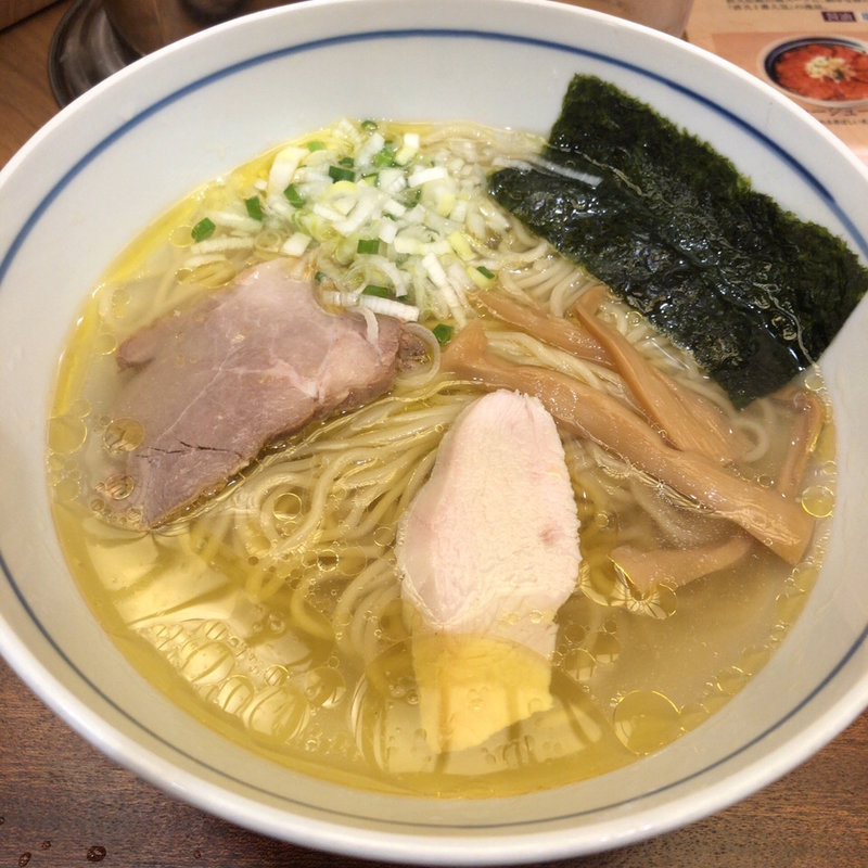 純鶏らーめん塩(麺処 直久 田町グランパーク店)