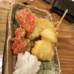 紅生姜の天ぷら(海鮮屋台 おくまん 西本町店 )