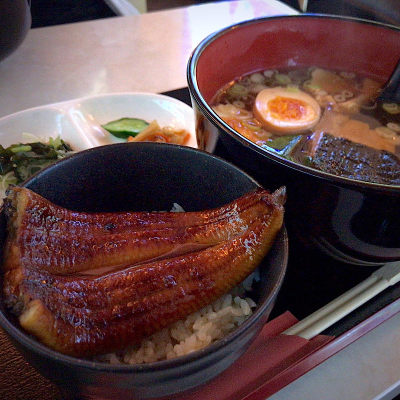 大うなぎ丼セット(喫茶マンボ )