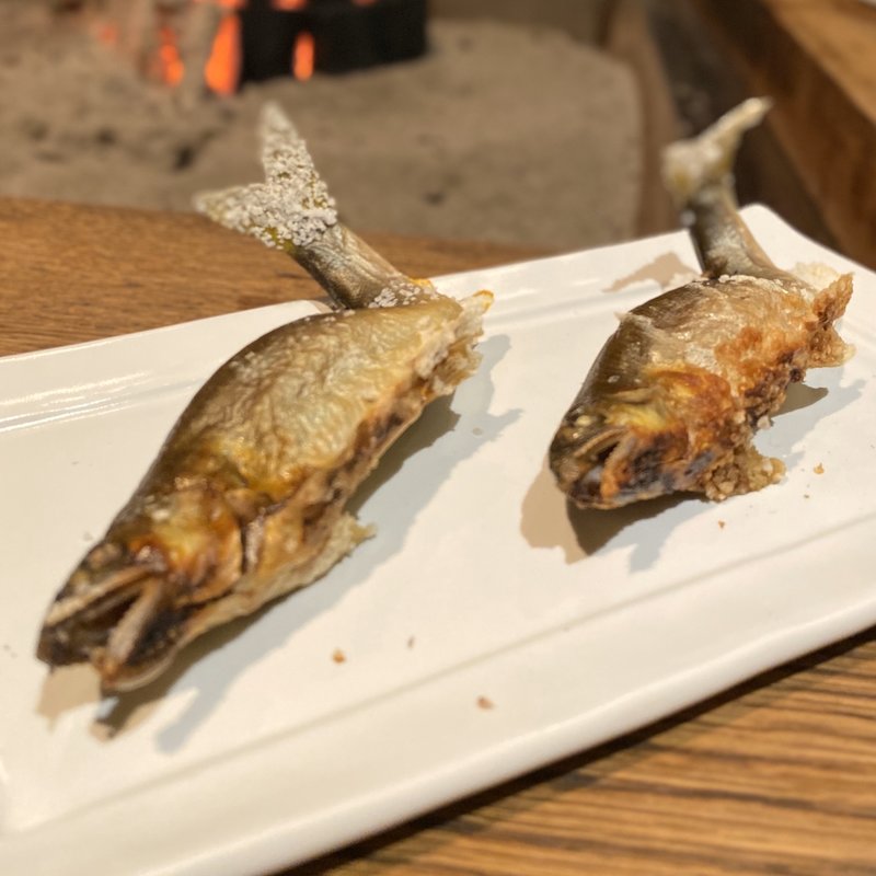 天然郡上鮎塩焼き(柳家)