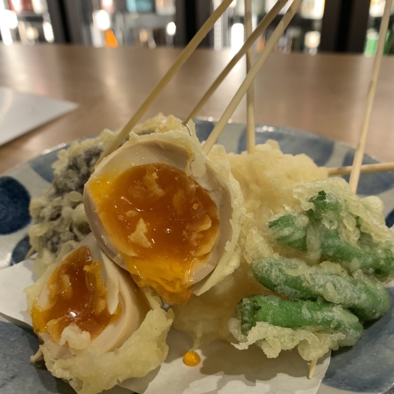 天ぷら串(蕎麦五反)