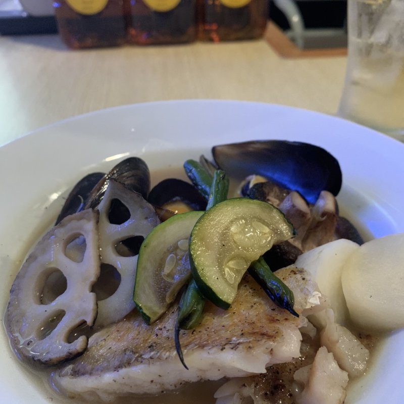 甘鯛のスープ仕立て(鹿児島の風 Io Berro)