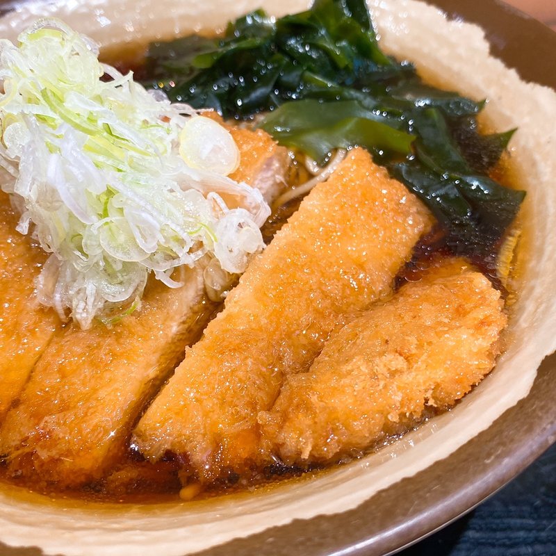 とんかつそば(立喰そば あさひ)