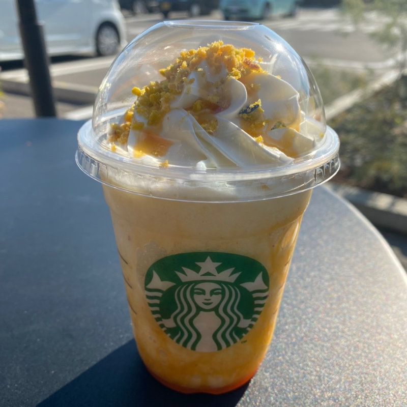 オータムスイートポテトフラペチーノ(スターバックス松井山手欽明台店)