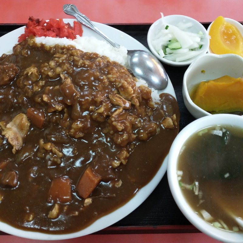 カレー(中華料理 喜楽)