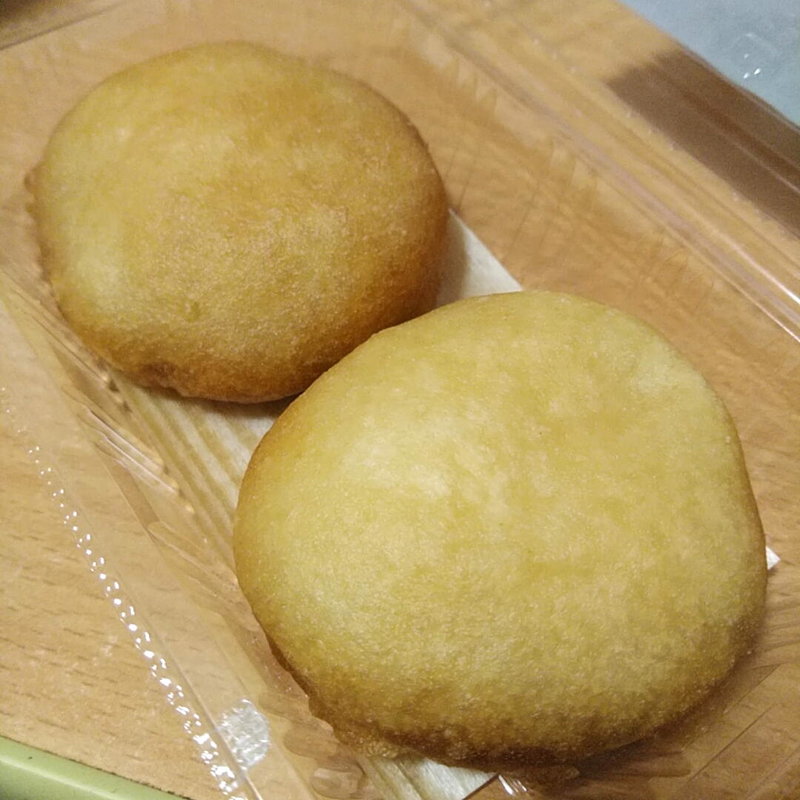 ビスケットの天ぷら(道の駅 錦秋湖 （ミチノエキ キンシュウコ）)