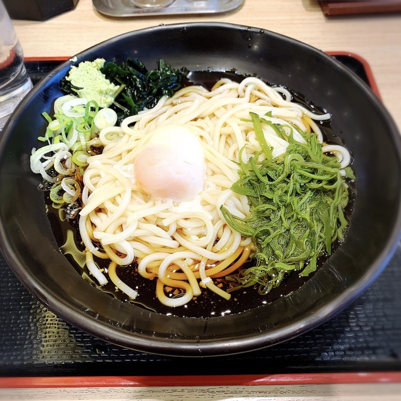 温玉冷やしぶっかけうどん(吉そば 中目黒店 )