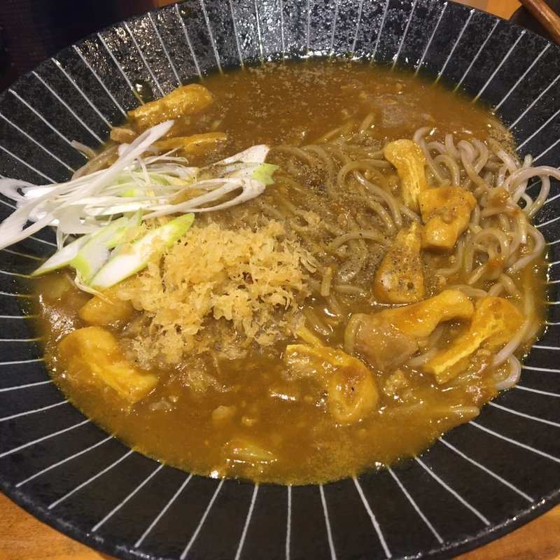 きざみカレー饂蕎 USO(香寿庵 新町砂場店)