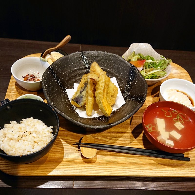 穴子と季節の天ぷらランチ(暖季)