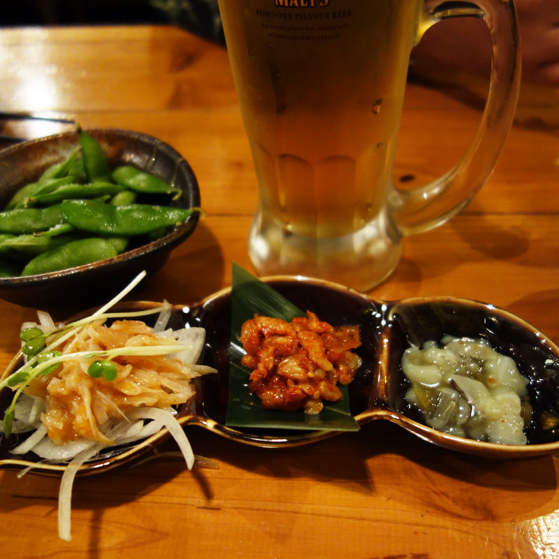 珍味三種盛り(ホワイトハウス)