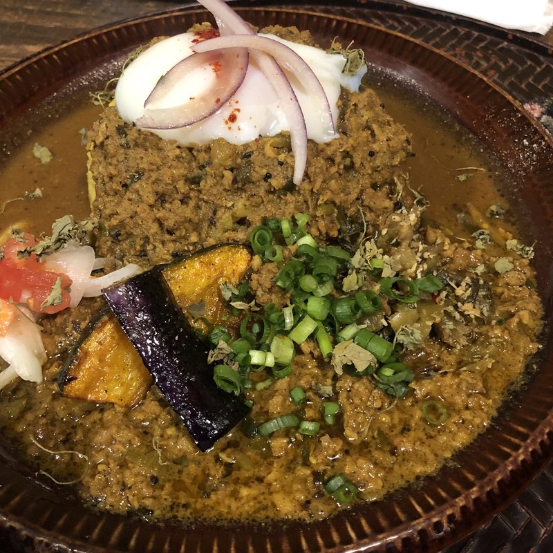 和風鶏キーマカレー(旧ヤム邸 シモキタ荘)