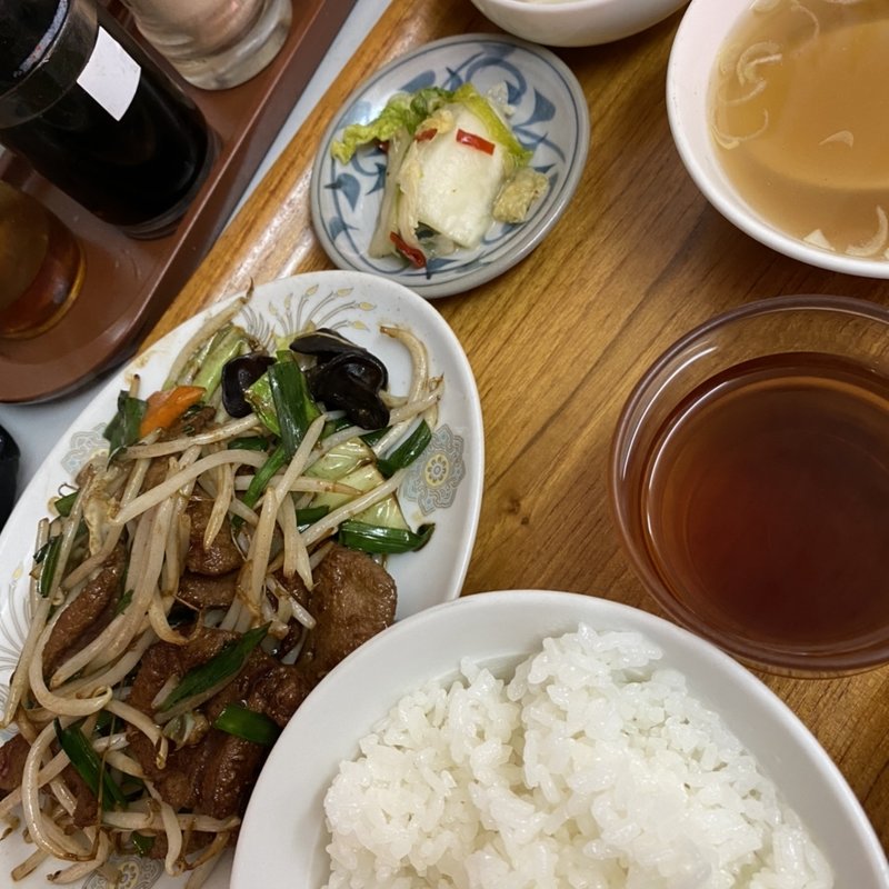 レバニラ炒め定食(桂香)