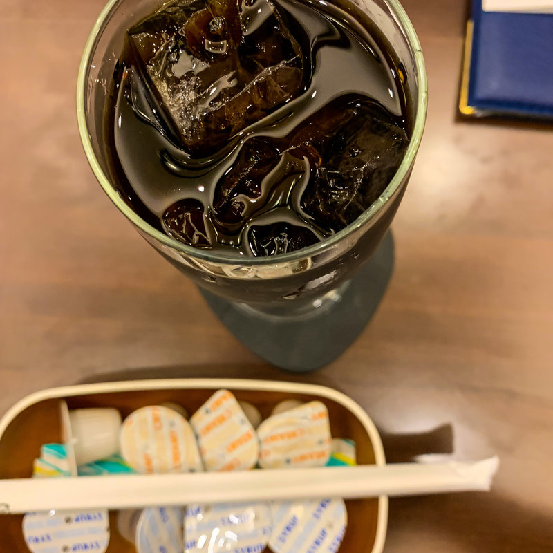 ドリップアイスコーヒー(喫茶室ルノアール 新宿明治通り店)