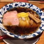 01柚子中華そば＋味玉(麺屋 坂本01)