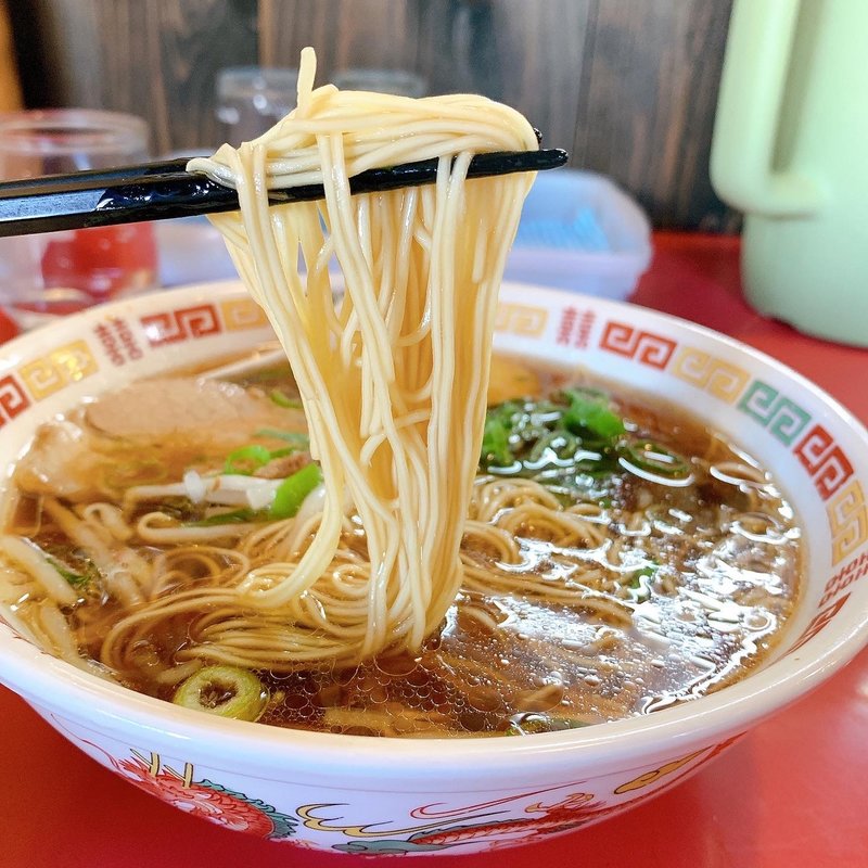 醤油ラーメン　細(まるい)