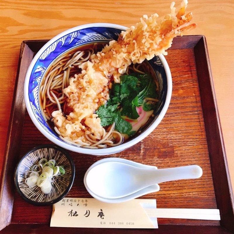 天ぷらそば(松月庵)