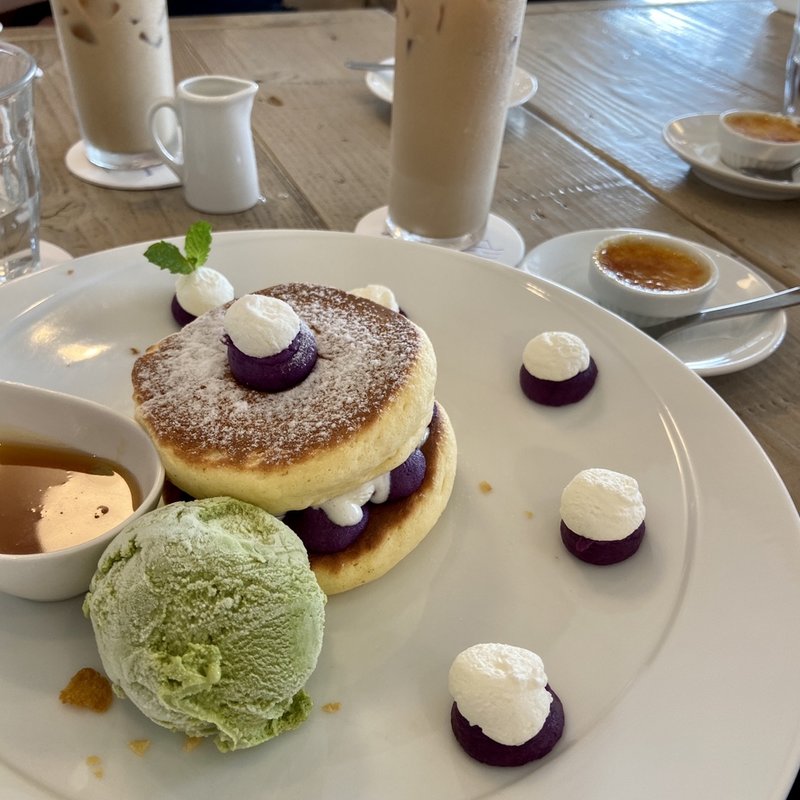 紅芋ミルフィーユパンケーキ(Hanon)