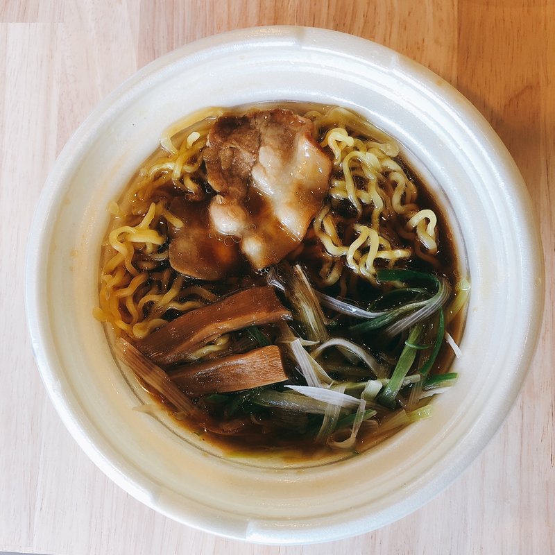 生姜香る ネギ醤油ラーメン(セブン-イレブン 台東浅草橋１丁目店)