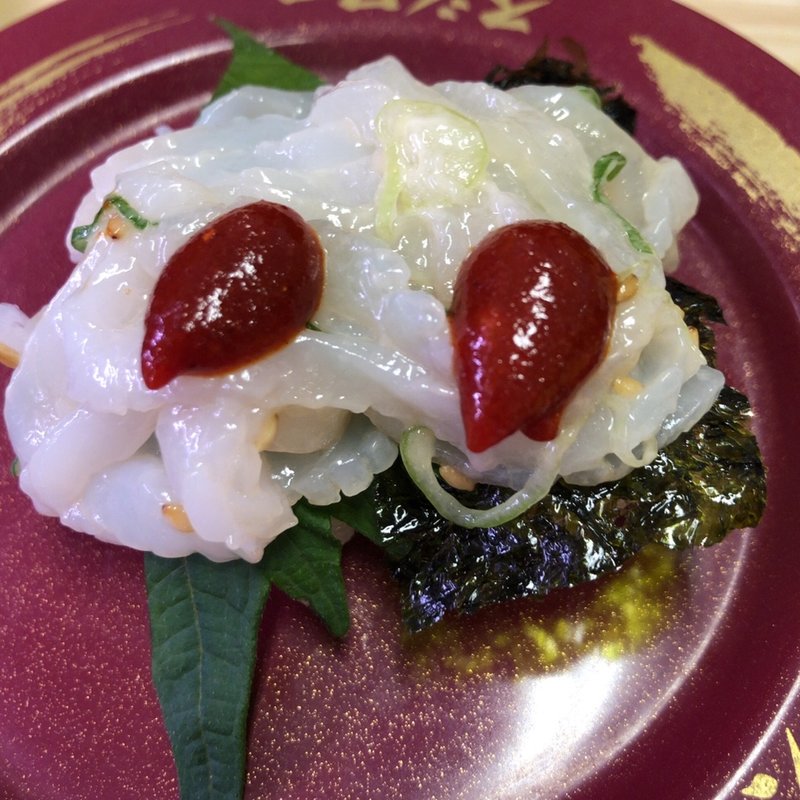 いかのソウルにぎり(スシロー 守口大日店)