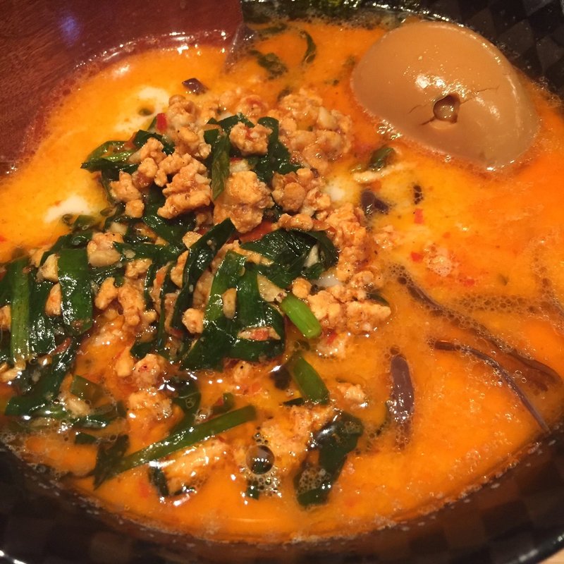 辛そぼろラーメン(らーめん麺泥棒 西九条店)