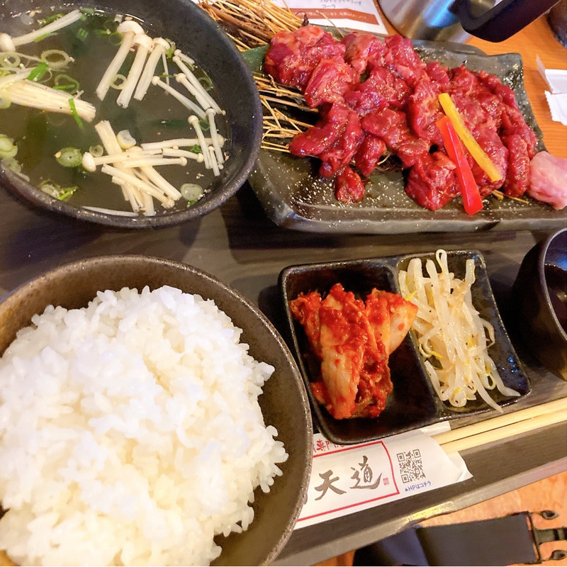 ハラミランチ(焼肉 天道)