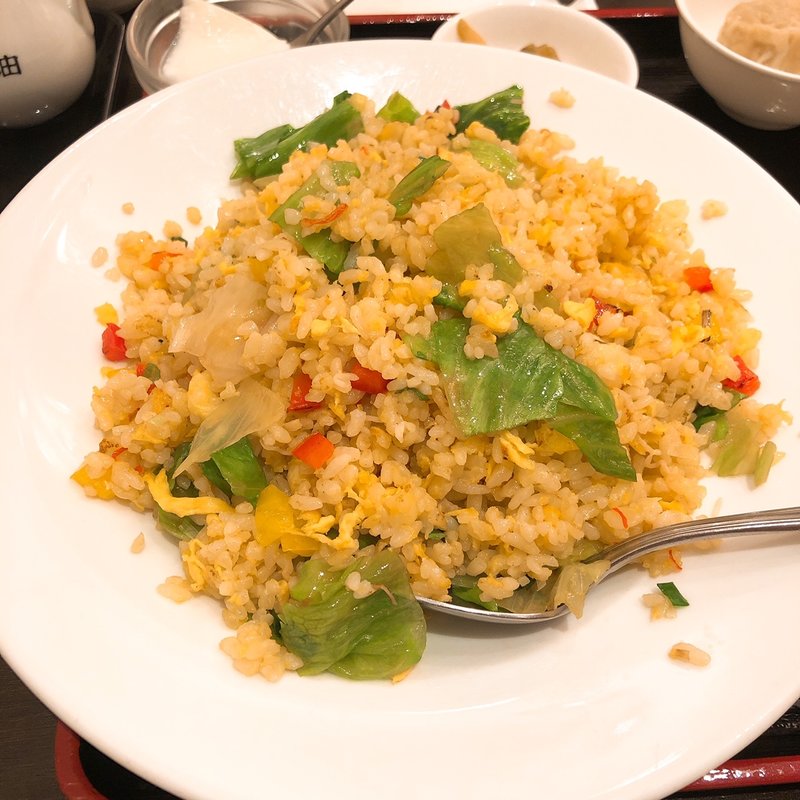 蟹肉とレタスチャーハンセット(小楠国 日本橋店)