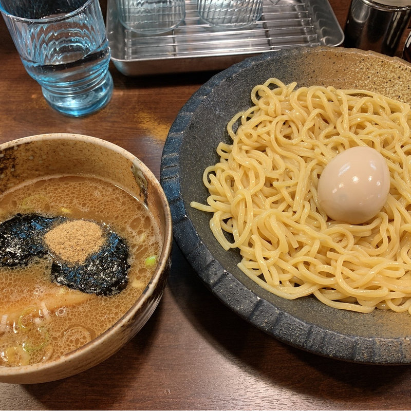 味玉　つけ麺(つけ麺屋ひまわり)