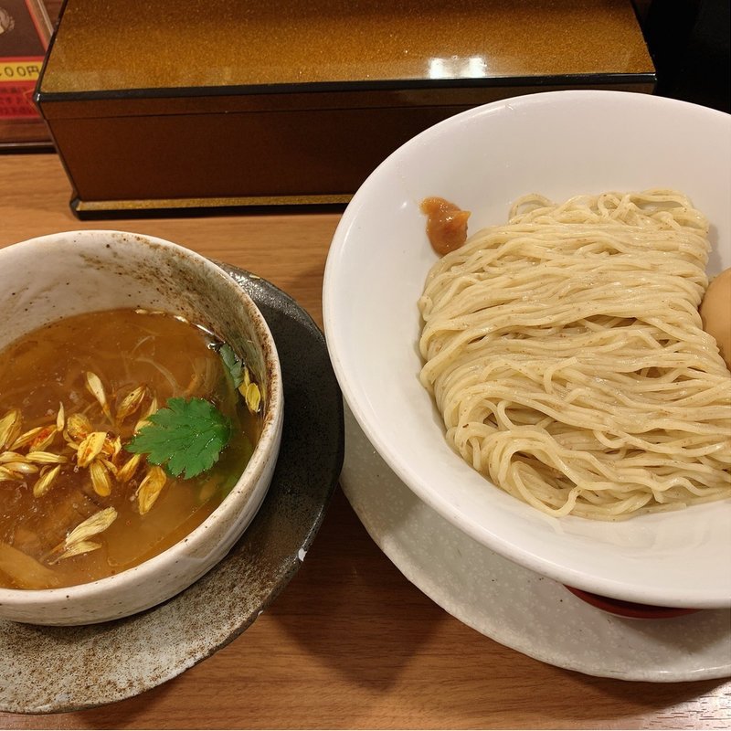 鯛塩つけ麺＋味玉(鯛塩そば 灯花 曙橋本店)