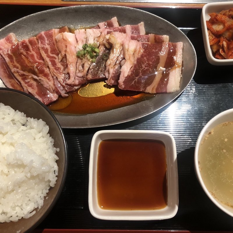 カルビ定食(備長扇屋 葛西店  （びんちょうおうぎや）)