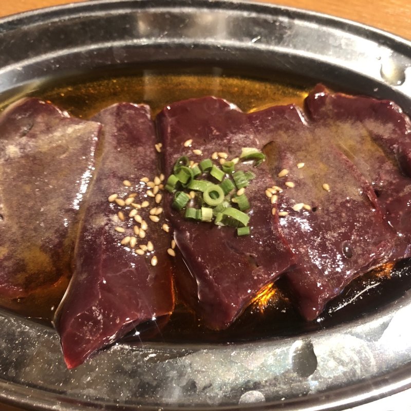 ランチ追加レバー50g(備長扇屋 葛西店  （びんちょうおうぎや）)