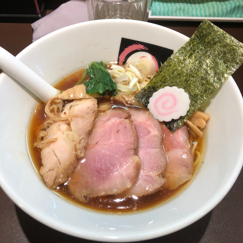 焼豚にぼしそば(おおぜき中華そば店)