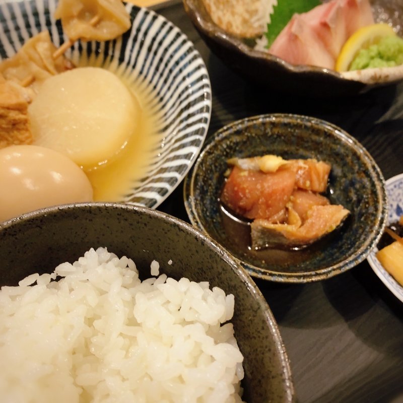 おでん定食(高知漁師酒場 あらき)