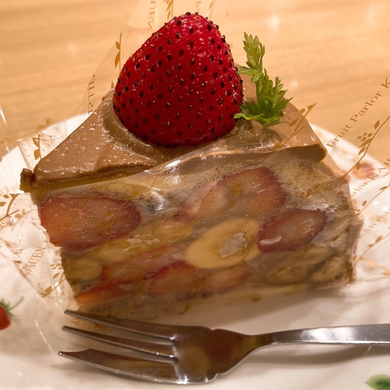 いちごチョコバナナズコット(果実園 リーベル 新宿店)