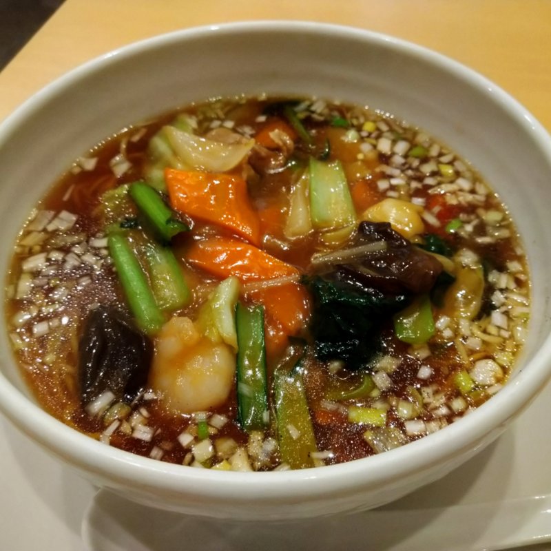 五目あんかけ湯麺(舞鶴麺飯店)