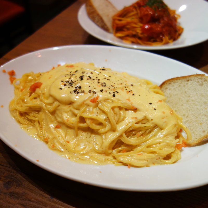 博多明太カルボナーラ(パスタバル スプーニャ)