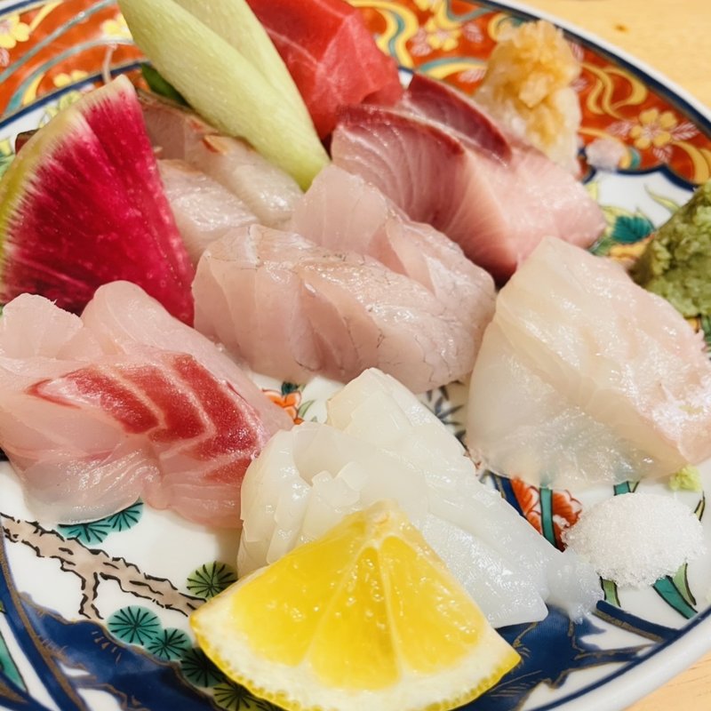 お造り　5種盛り(酒菜や いしもん)