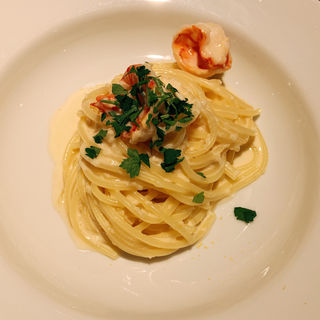 海老レモンクリームパスタ(レストラン ボンジョリーナ 高円寺)