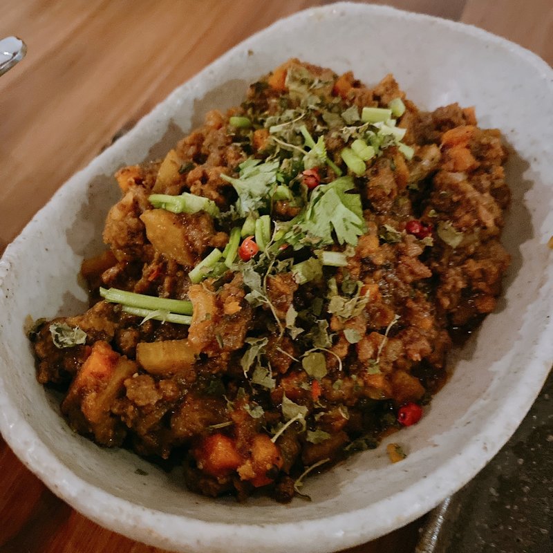 マトンキーマカレー(みち草バザール)