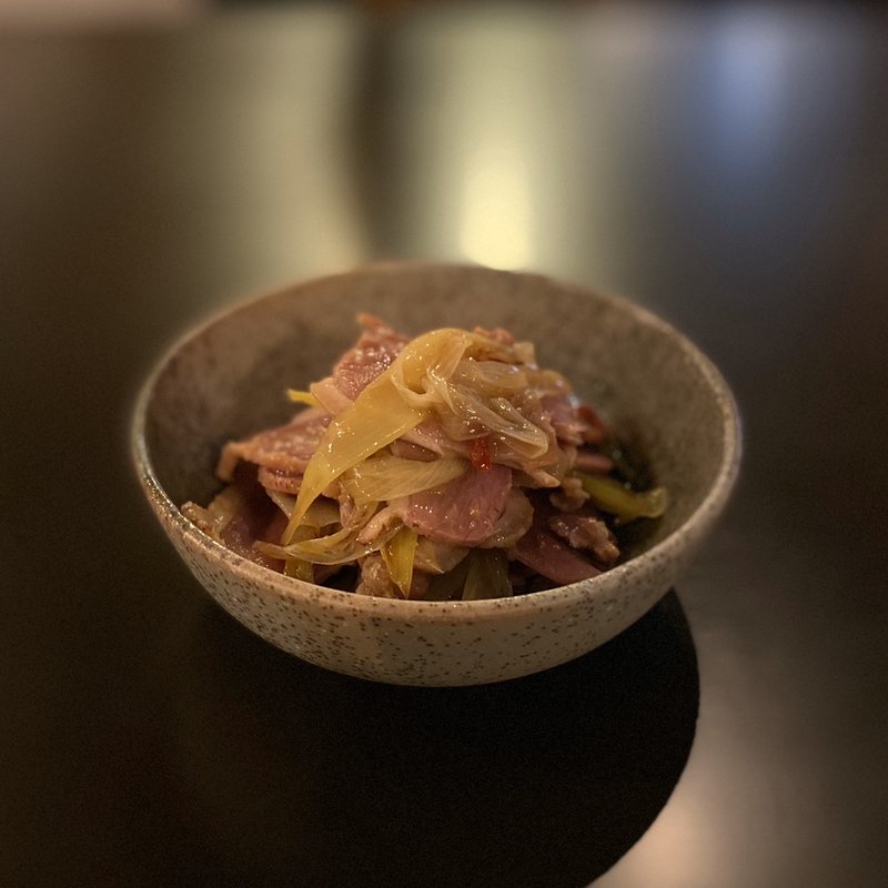 お通し(鴨ねぎ)(いたる屋 池下店)