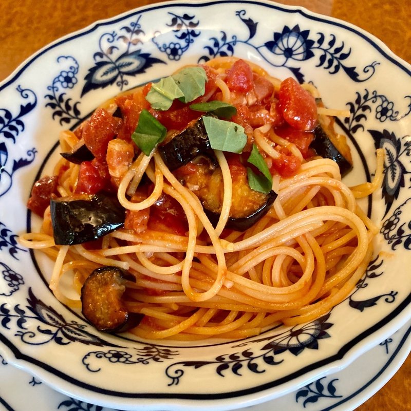 ナスとベーコンのトマトソース(キャンティ 飯倉本店 )