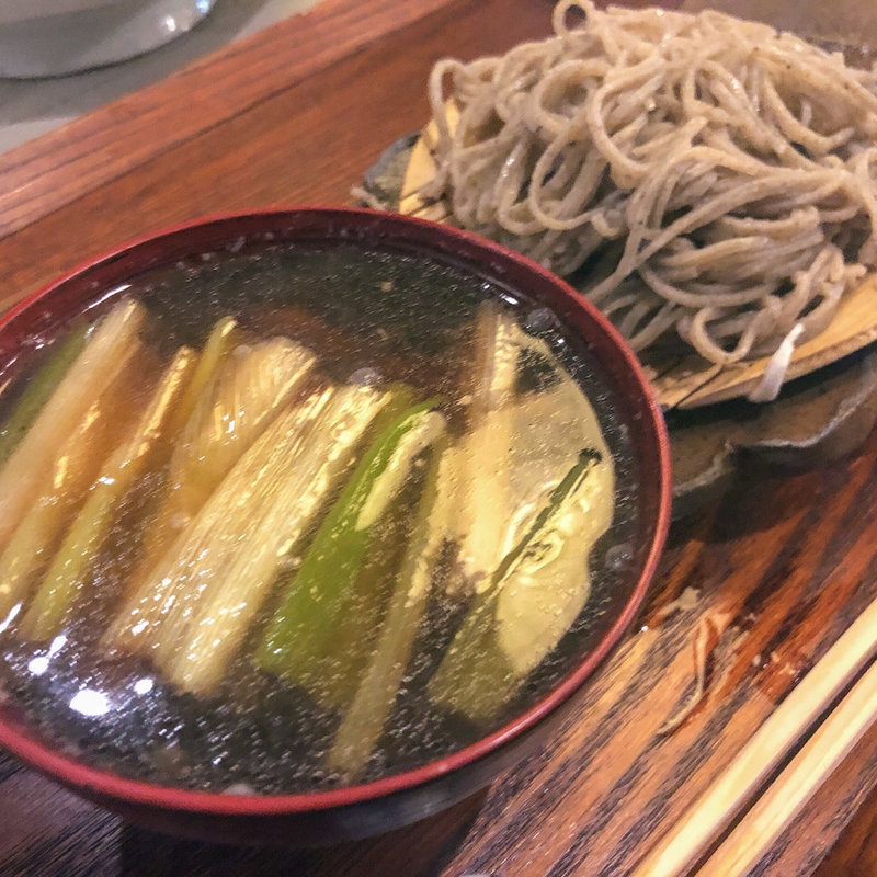 鴨汁そば(摂河泉)