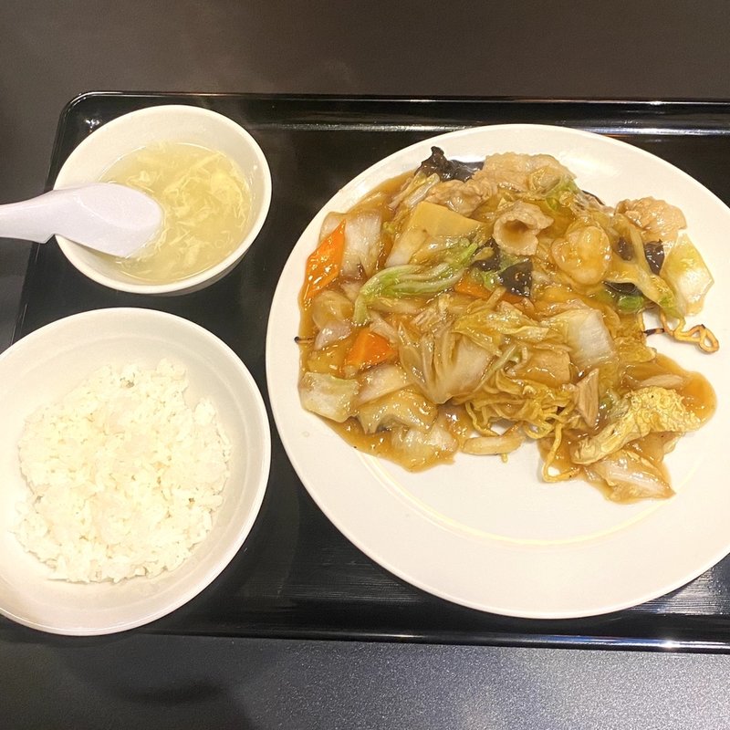 あんかけ焼きそば定食(東京五十番  すすきの店)