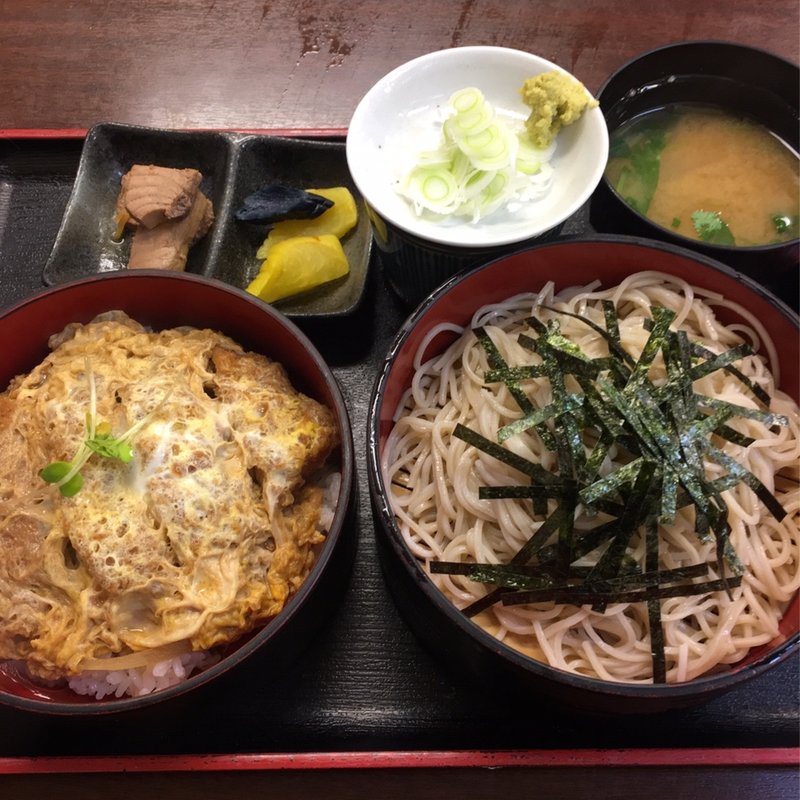 かつ丼セット(そば八)