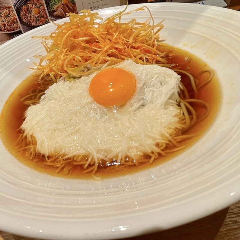 辛ネギとろろそば(東京とろろそば五反田店)