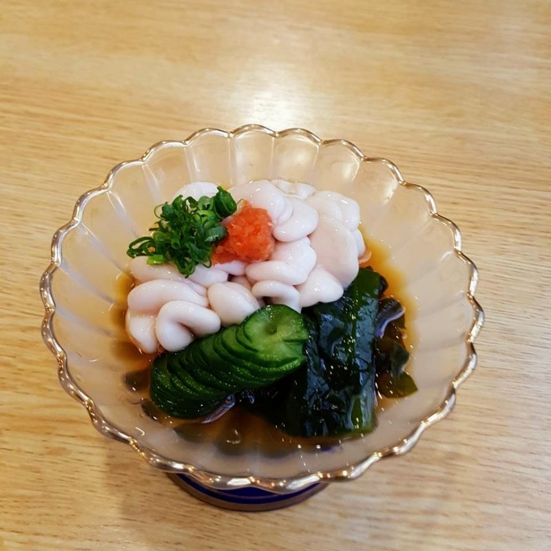 白子ぽん酢(築地寿司清 築地本店)