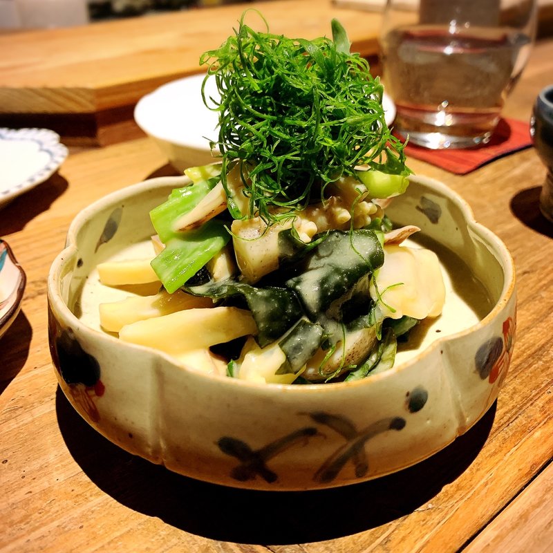 いか下足と九条葱のぬた(創和堂-sowado-)