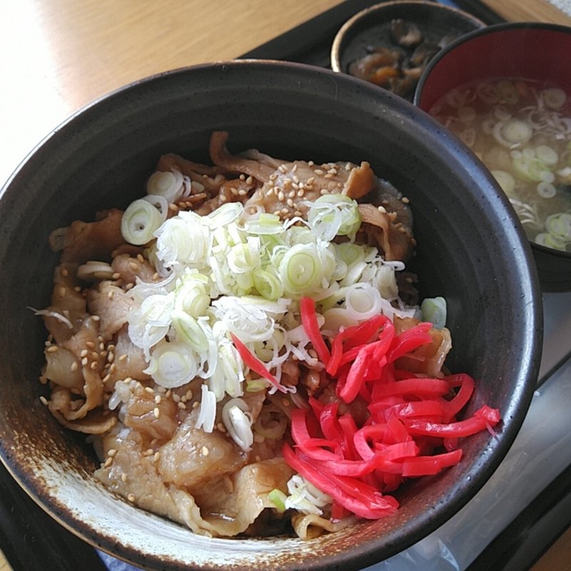 　豚丼(天然温泉 たかもりの湯)