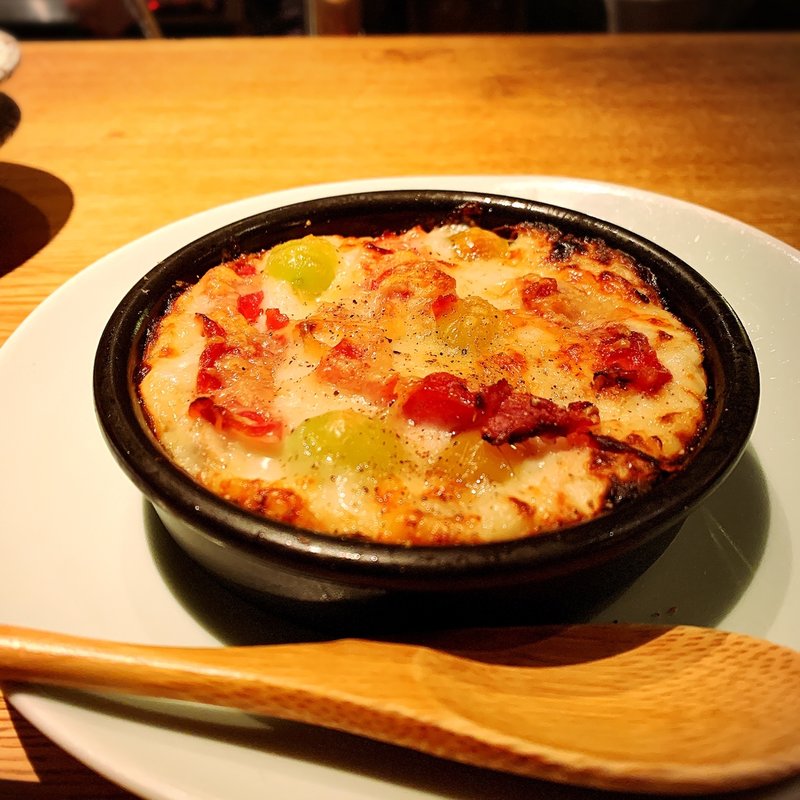 牛蒡と生ハムつぶ粒グラタン(高太郎 （こうたろう）)